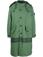 Stone Island veste imperméable à logo imprimé - Vert - thumbnail