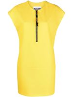 Moschino dropped-shoulder sleeveless dress - Jaune