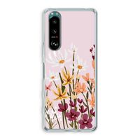 Painted wildflowers: Sony Xperia 5 III Transparant Hoesje