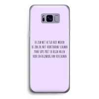 Regenboog: Samsung Galaxy S8 Transparant Hoesje