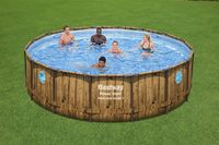 Bestway Zwembad power steel set rond rotan swim vista 488 - thumbnail