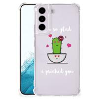 Samsung Galaxy S22 Stevig | Bumper Hoesje | Cactus Glad