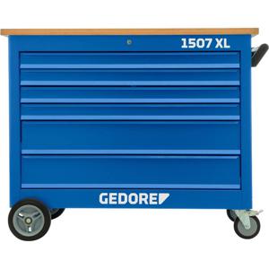 Gedore 3127796 1507 XL 40200 - Gedore - werkbank op wielen XL 6 laden 985 x 1200 x 625 mm (b x h x d) 1200 x 985 x 635 mm