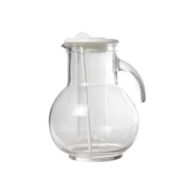 Cosy & Trendy water Schenkkan - met koelfunctie - transparant en wit - 2 liter Cosy & Trendy water Schenkkan - met koelfunctie - transparant en wit - 2 liter