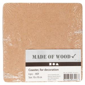 Creativ Company Onderzetters mdf, 6st.