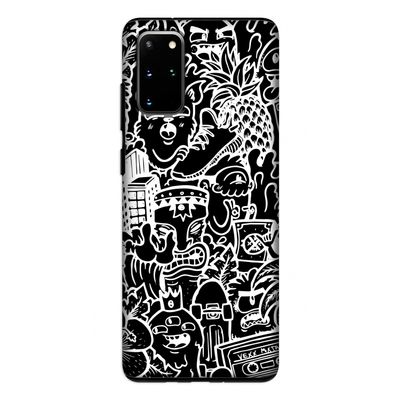 Vexx Black Mixtape: Samsung Galaxy S20 Plus Tough Case