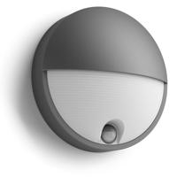 Capricorn muurlamp antraciet met sensor - Philips
