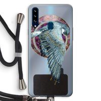 Golden Falcon: Samsung Galaxy A20s Transparant Hoesje met koord