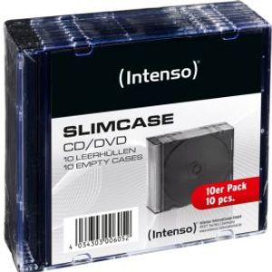 Intenso Storage Solution 10 Slim Cases 10 schijven Transparant
