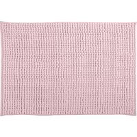 MSV Badkamerkleed/badmat tapijtje voor op de vloer - lichtroze - 50 x 80 cm - Microvezel - Badmatjes