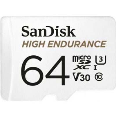 SanDisk High Endurance 64GB MicroSDXC Geheugenkaart
