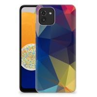 Samsung Galaxy A03 | TPU Hoesje | Polygon Dark