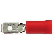 Bofix Kabelschoen plat, mannetje, 4.8mm, per 25