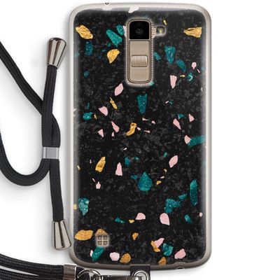 Terrazzo N°10: LG K10 (2016) Transparant Hoesje met koord