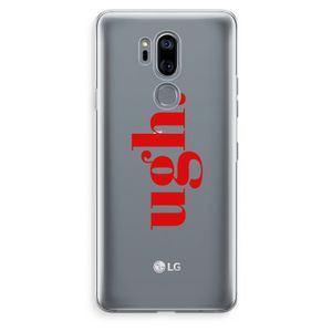 Ugh: LG G7 Thinq Transparant Hoesje