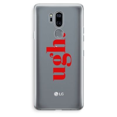 Ugh: LG G7 Thinq Transparant Hoesje