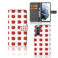 Samsung Galaxy S21 FE | Book Cover | Paprika Red