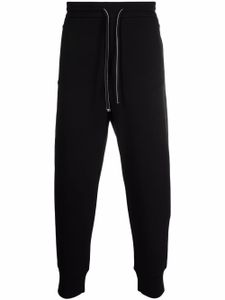 Emporio Armani pantalon de jogging à lien de resserrage - Noir