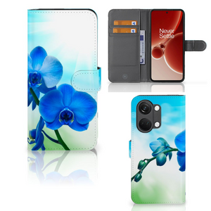 OnePlus Nord 3 Hoesje Orchidee Blauw - Cadeau voor je Moeder