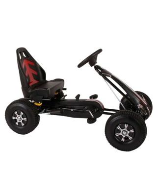Volare go kart racing car jongens groot luchtbanden zwart