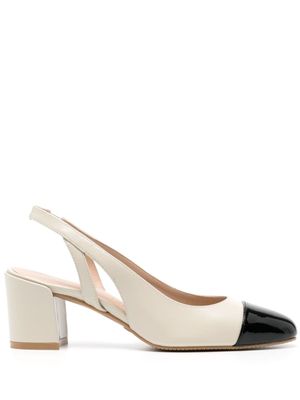 Stuart Weitzman escarpins Sleek 60 mm à bride arrière - Tons neutres