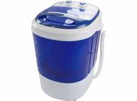 Lowander mini wasmachine 3kg - Camping wasmachine met bovenlader