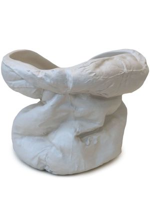 Completedworks vase Well Wrapped à design ouvert (15 cm) - Blanc