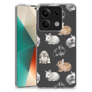 TPU Hoesje voor Xiaomi Redmi Note 13 5G Konijntjes