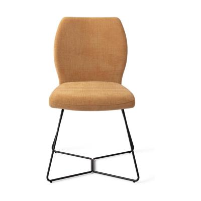 Jesper Home Ikata eetkamerstoel Honey Harvest beehive black