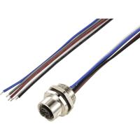 TRU COMPONENTS TC-12833044 Sensor/actuator inbouwbus M12 Aantal polen (sensoren): 5 Bus, inbouw 0.5 m 1 stuk(s)