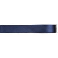 Cadeau sierlint - satijn - donkerblauw - 1 cm x 25 meter - Cadeaulinten ribbon - glans - inpakken