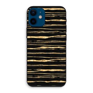 Gouden strepen: iPhone 12 mini Biologisch afbreekbaar hoesje