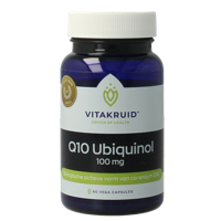 Co-enzym Q10 Ubiquinol actieve vorm Kaneka 100 mg 60 Vegetarische capsules