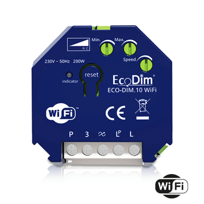 ECODIM | WiFi LED Dimmer | Inbouwmodule | 0-200W | Fase-afsnijding (RC) | ECODIM | ECODIM | ECODIM | ECODIM | ECODIM | ECODIM | ECODIM | ECODIM