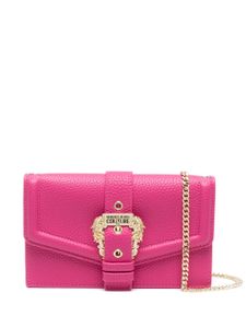 Versace Jeans Couture sac à bandoulière en cuir à boucle logo - Rose