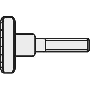 TOOLCRAFT M4* 8 D464-5.8:A2K 192173 Kartelbouten M4 8 mm DIN 464 Staal Galvanisch verzinkt 10 stuk(s)