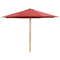 Le Sud houtstok parasol Tropical - rood - Ø300 cm - Leen Bakker - thumbnail