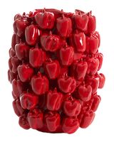 Light & Living Vaas 'Bellpepper' Keramiek, 47cm, kleur Rood