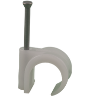 Mepac spijkerclip 11/15mm wit