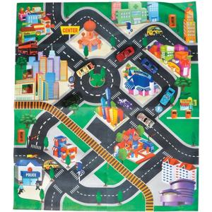 Autospeelkleed - Down Town - incl. 2x speelgoed auto - 80 x 70 cm