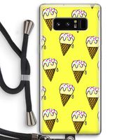 Isjes: Samsung Galaxy Note 8 Transparant Hoesje met koord
