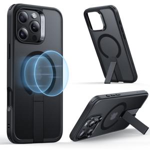 iPhone 16 Pro Max Boost Flickstand Case (HaloLock) Frosted Black