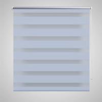 VidaXL Zebra rolgordijn 70,9 x 120 cm stofbreedte 66,7 cm wit