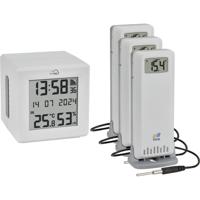 TFA Dostmann TFA.me Starter Set WLAN Gateway ID-01 mit 3 Sendern ID-A3 Draadloze thermometer digitaal Wit