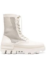 Moncler bottines à design perforé - Tons neutres