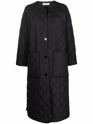 Rodebjer manteau oversize à simple boutonnage - Noir
