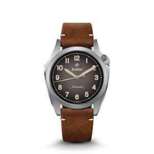 Horlogeband Zodiac ZO9710 Leder Bruin 20mm