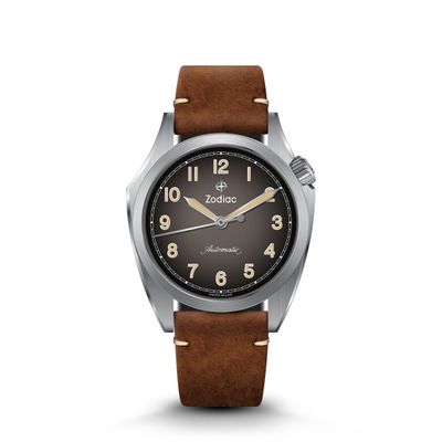 Horlogeband Zodiac ZO9710 Leder Bruin 20mm