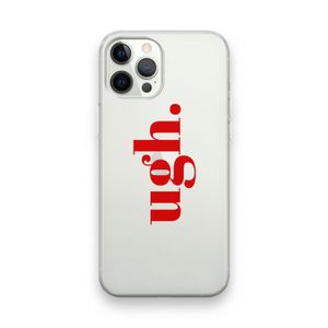 Ugh: iPhone 12 Pro Transparant Hoesje