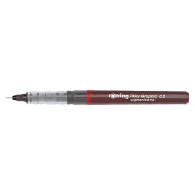 Fineliner rotring tikky graphic 0.2mm | 12 stuks